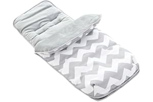 BABIESWITHLOVE My Babiie Grey Chevron Fleece Lined Footmuff/Cosytoes That fits All Strollers, Pushchairs and Travel Systems