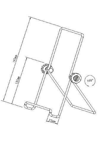 Tischhalter Tisch Halter Halterung MARKE BORNER für TOUCHPAD IDEAPAD AIGOPAD Tablet PC IPAD - 3