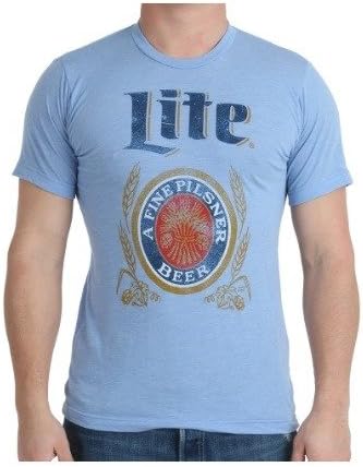 Miller Lite Heather Blue T-Shirt 2X
