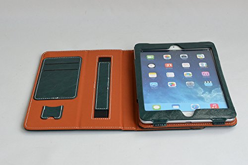 inShang ipad Mini 4 Mini4 Hülle Business-Stil Cover für iPad Mini 4 Mini4 (2015) , PU Leder Schutzhülle Ständer Smart Cover mit Super Automatische Einschlaf-/Aufwach funktion, case 360 Grad rotierende Schutzhülle mit Standfunktion - 4