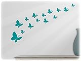 wandfabrik - Wandtattoo - 14 hochwertige Schmetterlinge (S7S2)
