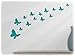 Produktbild wandfabrik - Wandtattoo / Wallsticker - 14 Schmetterlinge (S7S2) in Türkis
