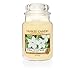 Produktbild Yankee Candle Tobacco Flower Glaskerze, gelb, groß