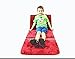 Produktbild iSeat Klappsessel Teppich mit Rückenlehne – Innen Rot, Gebet, Meditation Stuhl, Boden Sessel/Liege, TV-Sessel, Bodenkissen, Faltbare Matte/Teppich, Kinder, entspannen, Lesen, Yoga, Picknick, Strand, Reisen