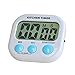 Produktbild Wellehomi Digitaler Küchentimer, großer LCD-Bildschirm Timer 24 Stunden Zeitschaltuhr mit lautem Alarm faltbar Ständer und magnetische Rückseite | ideal zum Kochen, Lernen, Schlafen oder Trainieren