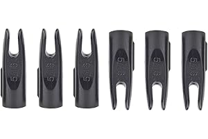 ZZYB 50Pcs Tir à l'arc Flèche Encoches Plastique 5/16" Chasse Plastinock Flèche Encoches Shaft Accessoires d'extrémité