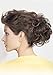 I&K® Hair Piece Wavy Wrap Elegant Updo Scrunchie Scrunchy Bun (Black Expresso R1)