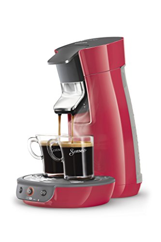 Philips HD7826 Senseo Viva Café Kaffeepadmaschine, Kirschfarben one size Cerise acidulée