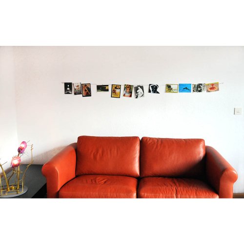 HAB & GUT (MC006) – Fotoseil Set waagerecht 120 cm 8 Magnete - 4