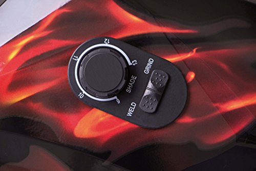 Proteco-Werkzeug® P800E Flame Automatik Schweißhelm inkl 10 Ersatzgläser Solar Schweisshelm Schweissmaske Schweißschild Automatikhelm Carbon - 3