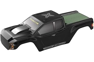 RIAARIO Mini 1/10 RC Truck PC Car Shell (Black)