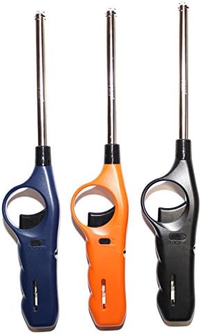 '3 Pieces Lighter Lighter Lighter "RED FLAME 27.5 cm Long Red Flame [Shipped by Constant Umany®]