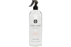 WASHOLOGI Linen Water Glory - Väldoftande linnevatten och textilspray för kläder och hemtextilier, 750 ml