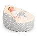 Rucomfy Luxury Cuddle Soft Stars Gaga Baby Bean Bag (Platinum)