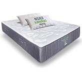 Matnature Naturfresh 140 x 200 &ndash; Memory Foam Mattress with Pocket Springs, Height 22 cm, Maximum Comfort, Breathable, Anti-Du