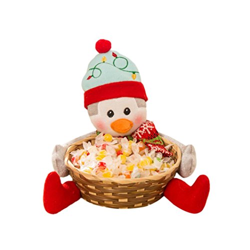 Preisvergleich Produktbild Malloom® Weihnachts Süßigkeiten Ablagekorb Dekoration Weihnachtsmann Ablagekorb Geschenk (C)