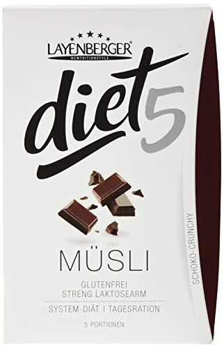 Preisvergleich Produktbild Layenberger diet5 Musli Schoko-Crunchy, 5 Stück