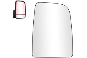 SENZEAL Wing Mirror Upper Glass Heated Driver Side for Mercedes Sprinter 2006-2018 VW Volkswagen Crafter 2006-2016 A0028115333 2E0857588D (Right)
