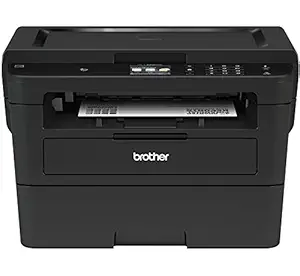 Brother Compact Monochrome Laser Printer, HLL2395DW, Flatbed Copy & Scan, Wireless Printing, NFC, Cloud-Based Printing & Scanning, Amazon Dash Replenishment Enabled
