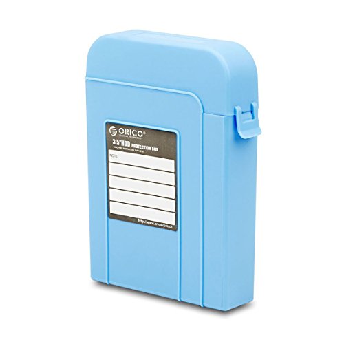 ORICO PHI-35 für 8,9cm 3,5″ PATA/SATA Festplatten Schutzhülle, Festplatten-Schutzgehäuse, HDD Festplatten-Gehäuse / Enclosure, PP Plastik Schutzhülle (Blau) - 2