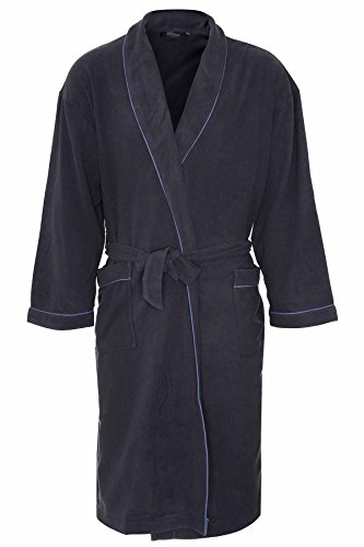 Preisvergleich Produktbild Champion Herren Bademantel, Microfleece - Blau - Navy - Large