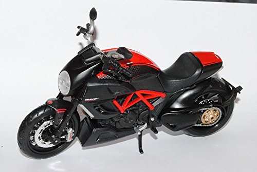 Ducati Diavel Carbon Schwarz 1/12 Maisto Modell Motorrad mit oder ohne individiuellem Wunschkennzeichen - 3
