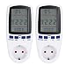Produktbild Swiftswan Elektrische Energie Lesebuchse Digital Wattmeter Power Analyzer Eu-Stecker Zwei Stücke Monitor Automatische Netzschalter