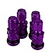 Produktbild NEU! Tensay 4 Stücke Bolt-in Aluminium Auto Tubeless Rad Reifen Ventil Vorbauten Mit Staubkappen, Schlauchventil Düsen Professionelle Autoteile