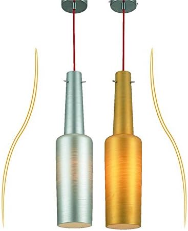 LED pendant lamp pendant lamp Bados mood lighting gold E27 10W H 56cm