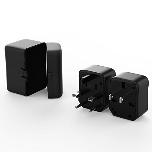 shenzoo® Reiseadapter universal für China, USA, Japan, Kanada, Australien, UK in weiss - 4