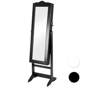 Schmuckschrank mit Spiegel Standspiegel 139,5cm (Farbwahl