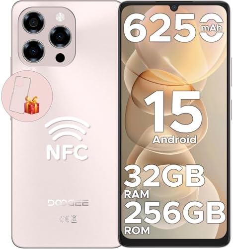 DOOGEE Note 58 Pro Smartphone Android 15, 32GB+256GB/TF 2TB Cellulari, 6250mAh Telefono Cellulare, 6.75" 90Hz Octa-Core Telefoni, 16MP+8MP/Fingerprint/Face ID/4G Dual SIM/Widevine L1/OTG/Tipo-C/NFC