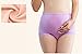 WANGSAURA Pregnant Women's Underwear Panties Model Lace Soft Smooth Cozy Maternity Briefs Knickers (Waist70-128cm/27.56"-50.39", purple)