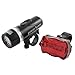 Produktbild sourcingmap® Mountainbike Radfahren 5 LED weiß Taschenlampe Torch Kopf Schwanz Licht Set