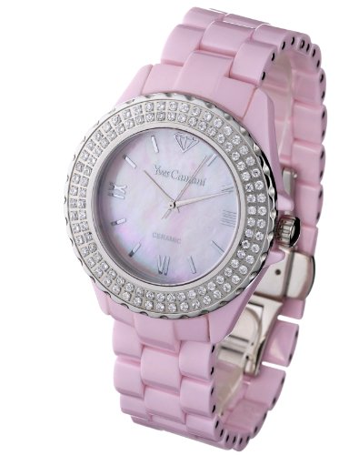 Yves Camani Damen-Armbanduhr Yves Camani Damenuhr Nancy Pink Analog Quarz YC1011-A Yves Camani Damen-Armbanduhr Yves Camani Damenuhr Nancy Pink Analog Quarz YC1011-A