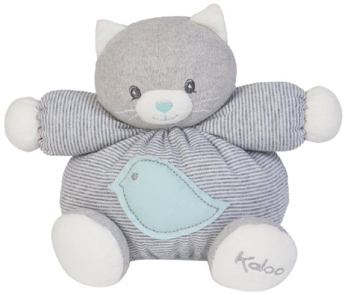 Kaloo 962727 - Zen, kleine Katze gestreift, 18 cm, grau