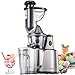 Produktbild Entsafter, Aicook 3 In 1 Slow Juicer für Obst, Gemüse, Babynahrung & Eiscreme, mit Vorreinigung und Umgekehrter Funktion, Geräuscharmer Motor und rutschfesten Füßen.