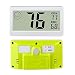 Produktbild Digital Thermometer Hygrometer für den Innenbereich mit Big Display Ständer Wand aufhängen Magnet Raumtemperatur Monitor Luftfeuchtigkeit für Gewächshaus Home Kitchen Auto Free Size weiß