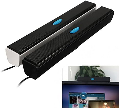 USB Portable Bar Mini Speaker Music Player For Computer Desktop PC Laptop Notebook And More