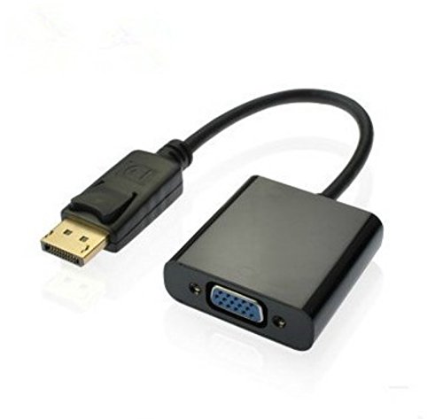 ma-on Display Port DP auf VGA Adapter Kabel Konverter (schwarz)