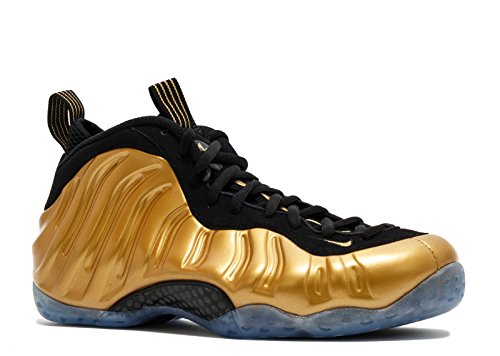 mens black and gold foamposites