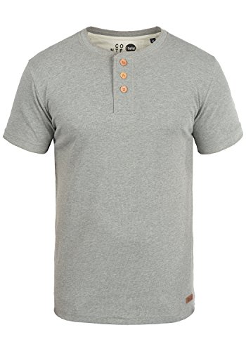 SOLID Toki Grandad S/S Shirt, Größe:L;Farbe:Grey Melange (8236) SOLID Toki Grandad S/S Shirt, Größe:L;Farbe:Grey Melange (8236)