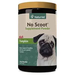 NaturVet No Scoot Powder for Dogs, 155 gm