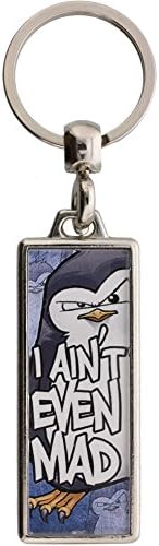 Psycho Penguin Why You Mad Tho? Keyring 2x5.4cm