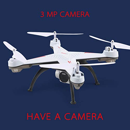 Preisvergleich Produktbild Bright Love Lufthubschrauber HD Echtzeitübertragung FPV Drahtlose Übertragungs Vision UAV 3MP Fernbedienung UAV Spielzeug Vier-Achsen-Flugmaschine Spielzeug,Withcamera(White)