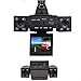 Produktbild meiteai Auto DVR Kamera Video Recorder 180 Grad drehen Weitwinkel mit 8 LED IR-Nacht-Vision Dual Kameras 5,1 cm TFT LCD Rotary Display und Rotary Objektiv Car Video Recorder Built in Mikrofon