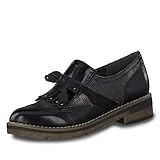 Absatzhöhe: 0 - 3 cm Tamaris 24313-29 098 Damen Slipper aus Kunstleder Innensohle aus Kunstleder, Groesse 38, schwarz