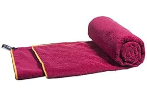 LIGHTDRY Serviette de Sport Sac à Dos en Microfibre Originale pour Femmes et Hommes Serviette de Voyage Serviette de Sport à séchage extrêmement Rapide Serviette de Plage, légère et antibactérienne