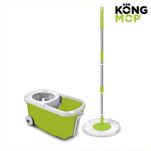 Preisvergleich Produktbild Kong Mop Drehmop und Eimer mit Rollen