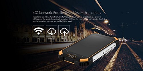 Blackview BV6000 IP68 impermeabile a prova di polvere antiurto 4G smartphone ,4,7Â pollici 4500mAh batteria , Gorilla Glass schermo Rugged, Android 6.0,MT6755 Octa Core 2.0Â GHz 3GB RAM 32GB ROM, 1280*720 pixels, 5MP+13MP Doppia telecamera,NFC,IPS,HD,1080P,Dual SIM, Pulse Fingerprint Sensore per telefono cellulare,Telefono Intelligente